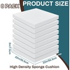 image:imageFrienda 8 Pack 2 x 20 x 20Upholstery High Density Foam Cushion 50 ILD Replacement Square Cut to Size Foam Couch or Commercial Dinning Chair Couches Chair Padding DIY Projects3 x 22 x 22