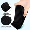 image:imageFrienda 8 Pack Large Door Stoppers Heavy Duty Rubber Stopper for Bottom of Door Wedge Stopper for Home Office BlackBlack