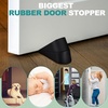 image:imageFrienda 8 Pack Large Door Stoppers Heavy Duty Rubber Stopper for Bottom of Door Wedge Stopper for Home Office BlackBlack