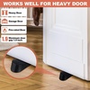 image:imageFrienda 8 Pack Large Door Stoppers Heavy Duty Rubber Stopper for Bottom of Door Wedge Stopper for Home Office BlackBlack