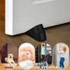 image:imageFrienda 8 Pack Large Door Stoppers Heavy Duty Rubber Stopper for Bottom of Door Wedge Stopper for Home Office BlackBlack
