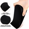 image:imageFrienda 8 Pack Large Door Stoppers Heavy Duty Rubber Stopper for Bottom of Door Wedge Stopper for Home Office BlackBlack