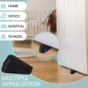 image:imageFrienda 8 Pack Large Door Stoppers Heavy Duty Rubber Stopper for Bottom of Door Wedge Stopper for Home Office BlackBlack