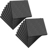image:imageFrienda 8 Pcs Polyethylene Foam Sheet 12 x 12 x 05 Inch Cuttable Packing Foam Pad Cushioning for Tool Box Cases Craft Shipping Moving and Storage BlackBlack