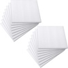 image:imageFrienda 8 Pcs Polyethylene Foam Sheet 12 x 12 x 05 Inch Cuttable Packing Foam Pad Cushioning for Tool Box Cases Craft Shipping Moving and Storage BlackWhite