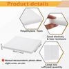 image:imageFrienda 8 Pcs Polyethylene Foam Sheet 12 x 12 x 05 Inch Cuttable Packing Foam Pad Cushioning for Tool Box Cases Craft Shipping Moving and Storage BlackWhite