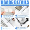 image:imageFrienda Almond Caulk Tape 105 x 15 Waterproof Self Adhesive Caulk Strip Bathtub Sealant Tape Sealing Strip Oil Proof Bathroom Sealant for Kitchen Floor Wall Edge ProtectorPE  Sealing Caulk Strip Bathtub Sealant Tape Oil Proof Bathroom Sealant for Kitchen Toilet Floor Wall Edge ProtectorPolyethylene PE