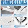 image:imageFrienda Almond Caulk Tape 105 x 15 Waterproof Self Adhesive Caulk Strip Bathtub Sealant Tape Sealing Strip Oil Proof Bathroom Sealant for Kitchen Floor Wall Edge ProtectorPE  Sealing Caulk Strip Bathtub Sealant Tape Oil Proof Bathroom Sealant for Kitchen Toilet Floor Wall Edge ProtectorPolyethylene PE