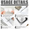 image:imageFrienda Almond Caulk Tape 105 x 15 Waterproof Self Adhesive Caulk Strip Bathtub Sealant Tape Sealing Strip Oil Proof Bathroom Sealant for Kitchen Floor Wall Edge ProtectorPE  Sealing Caulk Strip Bathtub Sealant Tape Oil Proof Bathroom Sealant for Kitchen Toilet Floor Wall Edge ProtectorPolyethylene PE