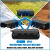 image:imageFrienda IP44 Large Outdoor Waterproof Extension Cord Box with 4 Pcs Small Weatherproof Extension Cord Electrical Safety Box Outlet Cover for Power Strip Plug Socket Outlet Holiday Light Black