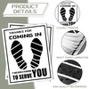 image:imageFrienda Paper Floor Mats Disposable Waterproof Car PadsBrown22 X 17 Inch  Plastic Film Covered for Car Detailing Mechanics Vehicle Carpet Protection Automotive Service Centers DealershipsWhite