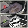 image:imageFrienda Paper Floor Mats Disposable Waterproof Car PadsBrown22 X 17 Inch  Plastic Film Covered for Car Detailing Mechanics Vehicle Carpet Protection Automotive Service Centers DealershipsWhite