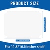 image:imageFrienda Wire Shelf Liners18 x 24 InchClearSet of 10  Heavy Duty Shelf Liners for Wire Shelving Plastic Waterproof Protector Mat Non Adhesive for Metal Rack Tier Shelving UnitClear