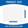 image:imageFrienda Wire Shelf Liners18 x 24 InchClearSet of 10  Heavy Duty Shelf Liners for Wire Shelving Plastic Waterproof Protector Mat Non Adhesive for Metal Rack Tier Shelving UnitClear