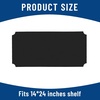 image:imageFrienda Wire Shelf Liners18 x 24 InchClearSet of 10  Heavy Duty Shelf Liners for Wire Shelving Plastic Waterproof Protector Mat Non Adhesive for Metal Rack Tier Shelving UnitBlack