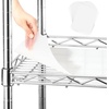 image:imageFrienda Wire Shelf Liners18 x 24 InchClearSet of 10  Heavy Duty Shelf Liners for Wire Shelving Plastic Waterproof Protector Mat Non Adhesive for Metal Rack Tier Shelving UnitClear