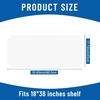 image:imageFrienda Wire Shelf Liners18 x 24 InchClearSet of 10  Heavy Duty Shelf Liners for Wire Shelving Plastic Waterproof Protector Mat Non Adhesive for Metal Rack Tier Shelving UnitClear