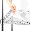 image:imageFrienda Wire Shelf Liners18 x 24 InchClearSet of 10  Heavy Duty Shelf Liners for Wire Shelving Plastic Waterproof Protector Mat Non Adhesive for Metal Rack Tier Shelving UnitClear