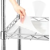 image:imageFrienda Wire Shelf Liners18 x 24 InchClearSet of 10  Heavy Duty Shelf Liners for Wire Shelving Plastic Waterproof Protector Mat Non Adhesive for Metal Rack Tier Shelving UnitClear