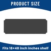 image:imageFrienda Wire Shelf Liners18 x 24 InchClearSet of 10  Heavy Duty Shelf Liners for Wire Shelving Plastic Waterproof Protector Mat Non Adhesive for Metal Rack Tier Shelving UnitGray