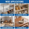 image:imageFrienda Wire Shelf Liners18 x 24 InchClearSet of 10  Heavy Duty Shelf Liners for Wire Shelving Plastic Waterproof Protector Mat Non Adhesive for Metal Rack Tier Shelving UnitClear