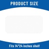 image:imageFrienda Wire Shelf Liners18 x 24 InchClearSet of 10  Heavy Duty Shelf Liners for Wire Shelving Plastic Waterproof Protector Mat Non Adhesive for Metal Rack Tier Shelving UnitClear