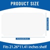 image:imageFrienda Wire Shelf Liners18 x 24 InchClearSet of 10  Heavy Duty Shelf Liners for Wire Shelving Plastic Waterproof Protector Mat Non Adhesive for Metal Rack Tier Shelving UnitClear