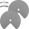 image:imageFrienda 2 Pcs Lazy Susan Shelf Liners  Non Adhesive Non Slip Kitchen Cabinet Liners for Refrigerator Pantry Sink amp Cupboard Storage31 InchGrayGray
