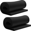 image:imageFrienda 2 Pcs Upholstery Foam 1 x 24 x 72 High Density Cushion White Polyurethane Craft Foam Padding for Seat Replacement DIY Projects Chairs Headboards Sofas HomeBlack