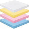 image:imageFrienda 4 Pack 2 x 18 x 18 Upholstery High Density Foam Cushion White  Replacement Square Cut to Size Foam Padding Seat Couch for Patio Furniture Commercial Dinning Benches Padding DIY Projects4 Color