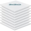 image:imageFrienda 8 Pack 2 x 20 x 20Upholstery High Density Foam Cushion 50 ILD Replacement Square Cut to Size Foam Couch or Commercial Dinning Chair Couches Chair Padding DIY Projects1 x 18 x 18