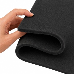 image:imageFrienda 1 Pack 118 X 60 X 05 Upholstery High Density Craft Sheets Cushion Foam Replacement Rectangle Cut to Size Cushion Chair Padding Suitable for Shipping Packing Mailing DIY CosplayWhiteBlack