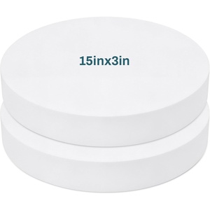 image:imageFrienda 2 Pack 3 x 24 x 24 Upholstery High Density Foam Square White  Cushion Padding 22 Density 50ILD Replacement Square Cut to Size Foam for Couch Chair Packing Shipping DIY Cosplay ProjectsWhite 01