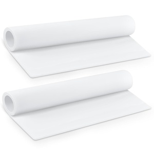 image:imageFrienda 2 Pcs White Silicone Rubber Sheet Pad 12 x 12 Inch 18 Inch Heavy Duty Heat Resistant Rubber Gasket Material for Gaskets DIY Seals Crafts Flooring Anti Vibration Anti Slip