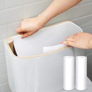 image:imageFrienda 2 Pcs White Toilet Tank Insulation Kit 16 x 48 Inch Toilet Tank Liner Anti Condensation with EVA Foam Self Adhesive for Stopping Condensation Preventing Water Damage to Floors