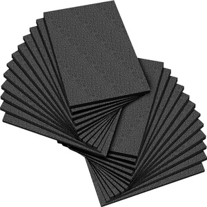 image:imageFrienda 24 Pcs 12 x 8 x 05 Polyethylene Foam Sheet Thick Black Packing Foam Padding Customizable PE Board Cushion Inserts for Cases Craft Shipping Moving DIY Projects Toolbox Storage24