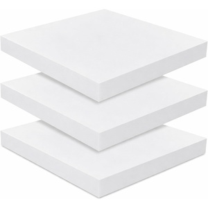 image:imageFrienda 3 Pack 2 x 20 x 20 Upholstery High Density Foam Cushion  22 Density 50ild Replacement Square Cut to Size Foam Padding Seat Couch for Patio Furniture Commercial Dinning Benches3 x 20 x 20 Inch