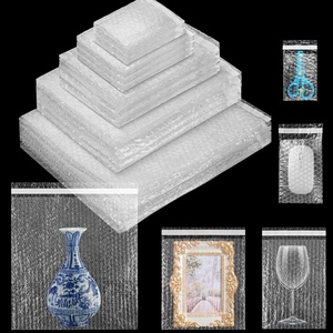 image:imageFrienda 300 Pcs Self Adhesive Bubble Bags Packing Pouches 6 X 10  Double Wall Clear Protective Wrap Shockproof for Small Business Shipping Packaging Cushioned Fragile Items Protection300