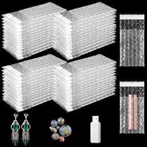 image:imageFrienda 300 Pcs Self Adhesive Bubble Bags Packing Pouches 6 X 10  Double Wall Clear Protective Wrap Shockproof for Small Business Shipping Packaging Cushioned Fragile Items Protection500