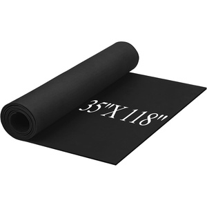 image:imageFrienda 35 x 118 Inch Large Eva Foam Sheet Black Eva Foam Cosplay Foam Padding Thick Roll Non Slip for Costumes Armor DIY Craft Projects 4 mm Thick6 mm Thick