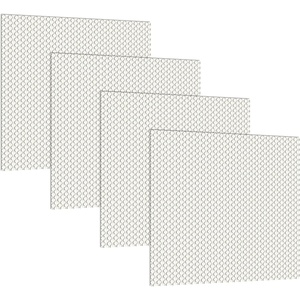 image:imageFrienda 4 Pcs Fluorescent Light Covers for Ceiling Lights Classroom Light Filters Lighting Panel Acrylic Cover Clear Prismatic for Office Hospital Kitchen Home Decor225 x 465 x 012225 x 225 x 01