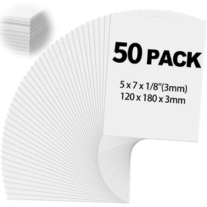 image:imageFrienda 50 Pack Foam Board 11 X 14 Inch White for School Art Projects  Rigid Foam Core Double Sided Surface Lightweight for School Projects Crafts Presentations Office Displays Wedding ArtworkWhite