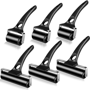 image:imageFrienda 6 Pack 47 Inch Rubber Brayer Rollers Hard Rubber Rollers Tool for Printmaking Ink Application Block Printing Stamping Wallpaper Gluing and Crafting2 Inches  47 Inches