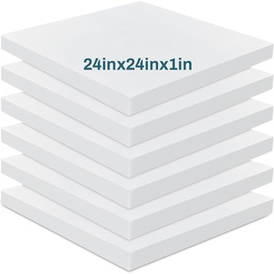 image:imageFrienda 6 Pack High Density Foam Cushion 2 X 22 X 22 Replacement Foam  Replacement Upholstery Padding Material for Couch Sofa Chair Refill Commercial Stuffing DIY Project Strong Cushion Support1 X 24 X 24