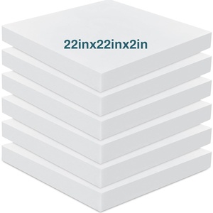 image:imageFrienda 6 Pack High Density Foam Cushion 2 X 22 X 22 Replacement Foam  Replacement Upholstery Padding Material for Couch Sofa Chair Refill Commercial Stuffing DIY Project Strong Cushion Support2 X 22 X 22