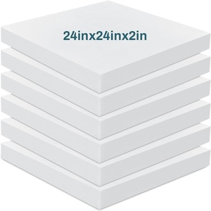 image:imageFrienda 6 Pack High Density Foam Cushion 2 X 22 X 22 Replacement Foam  Replacement Upholstery Padding Material for Couch Sofa Chair Refill Commercial Stuffing DIY Project Strong Cushion Support2 X 24 X 24