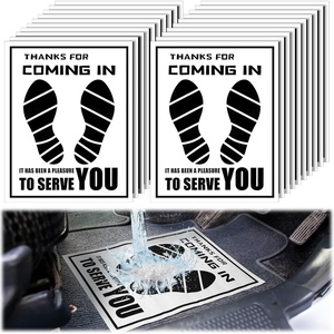image:imageFrienda Paper Floor Mats Disposable Waterproof Car PadsBrown22 X 17 Inch  Plastic Film Covered for Car Detailing Mechanics Vehicle Carpet Protection Automotive Service Centers DealershipsWhite
