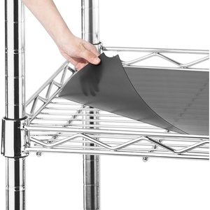 image:imageFrienda Wire Shelf Liners18 x 24 InchClearSet of 10  Heavy Duty Shelf Liners for Wire Shelving Plastic Waterproof Protector Mat Non Adhesive for Metal Rack Tier Shelving UnitGray