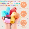 image:imageFrienda 50 Pcs Pool Noodle Bits 118236 Dia Pastel ColorsRegular Colors