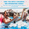 image:imageFrienda 50 Pcs Pool Noodle Bits 118236 Dia Pastel ColorsWhite